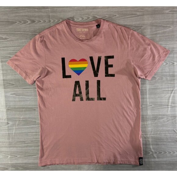 Champion Other - CHAMPION x TODD SNYDER classic Tee sz L color pinkwater NWT made L.A. "LOVE ALL"